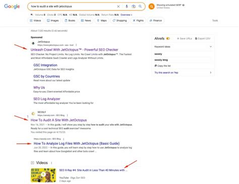 how to find a lost serps.
